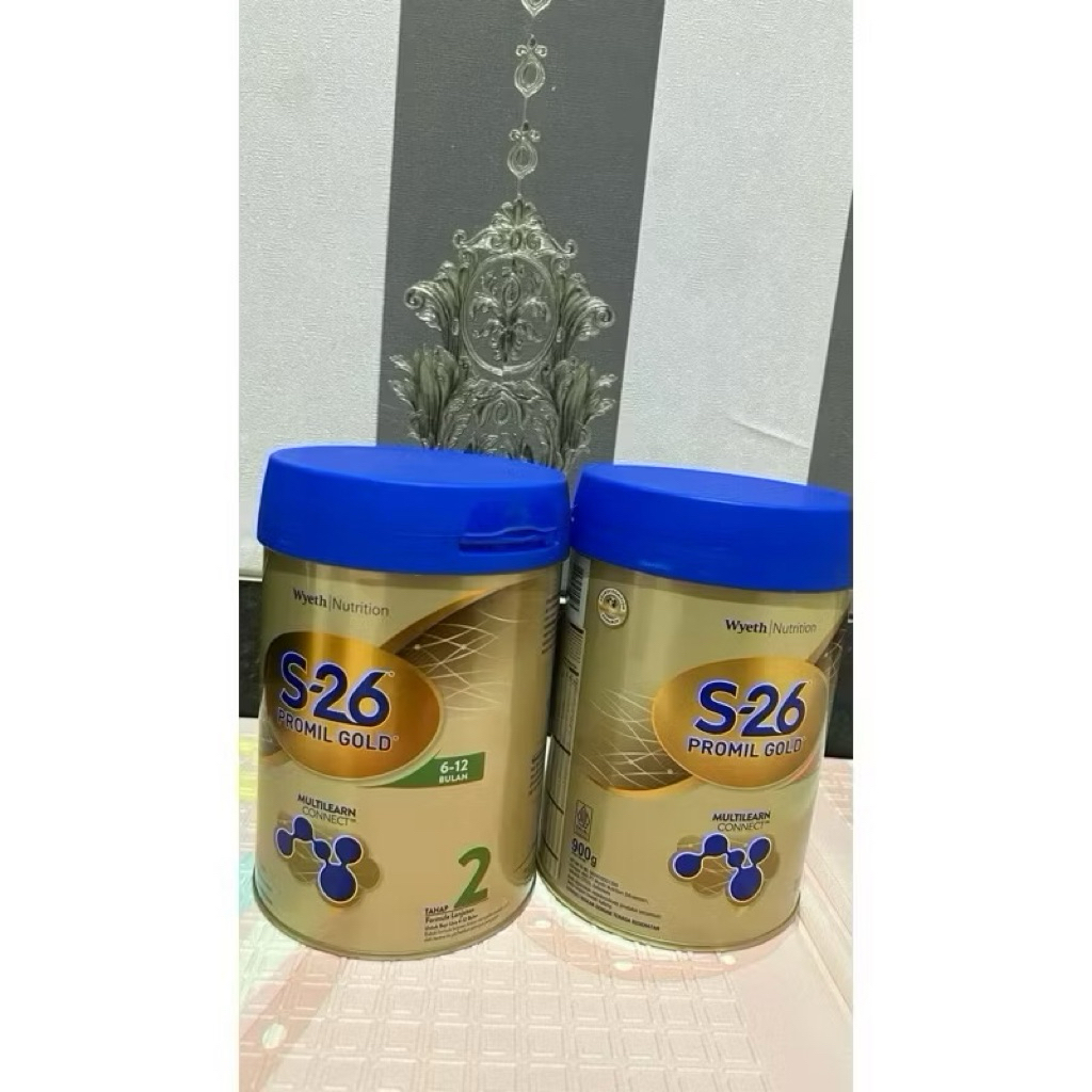 kaleng susu s26 bekas tahap 2 900gr