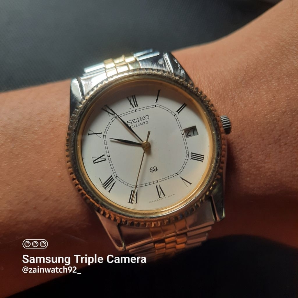 SEIKO SQ Military Quartz Mood Datejust Vintage Rare Original