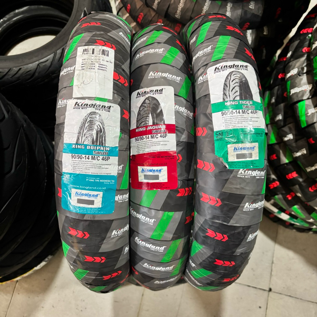 BAN LUAR KINGLAND 90/90 RING 14 TUBELESS