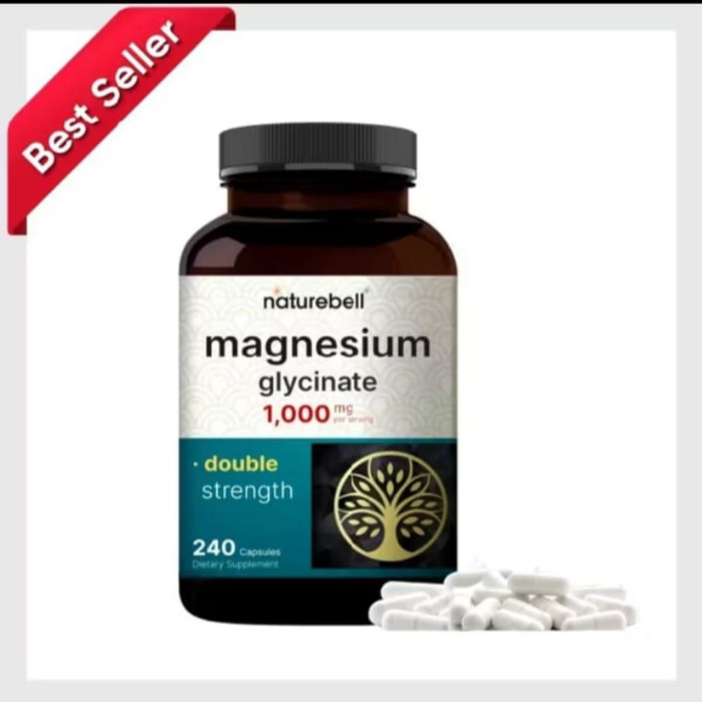 Naturebell Magnesium Glycinate 1,000mg 240 capsule