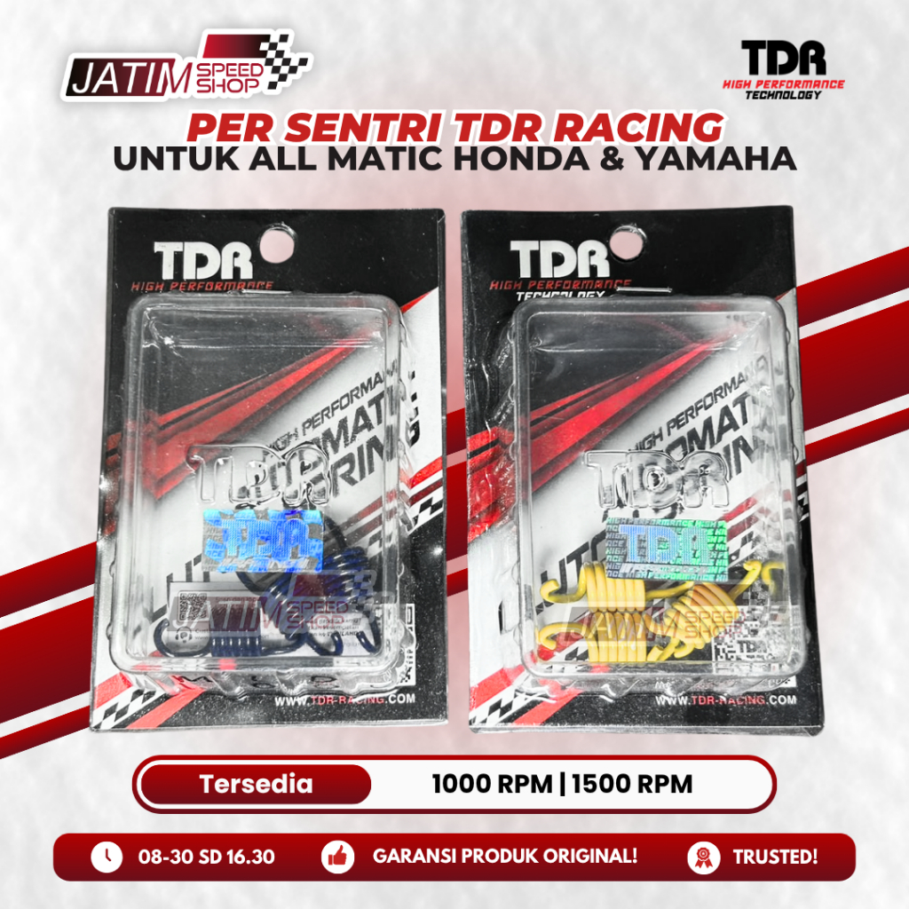 TDR Per Kampas Ganda Clutch Spring Per Sentri Centri 1000 1500 2000 RPM Beat Vario Scoopy Mio XRide 