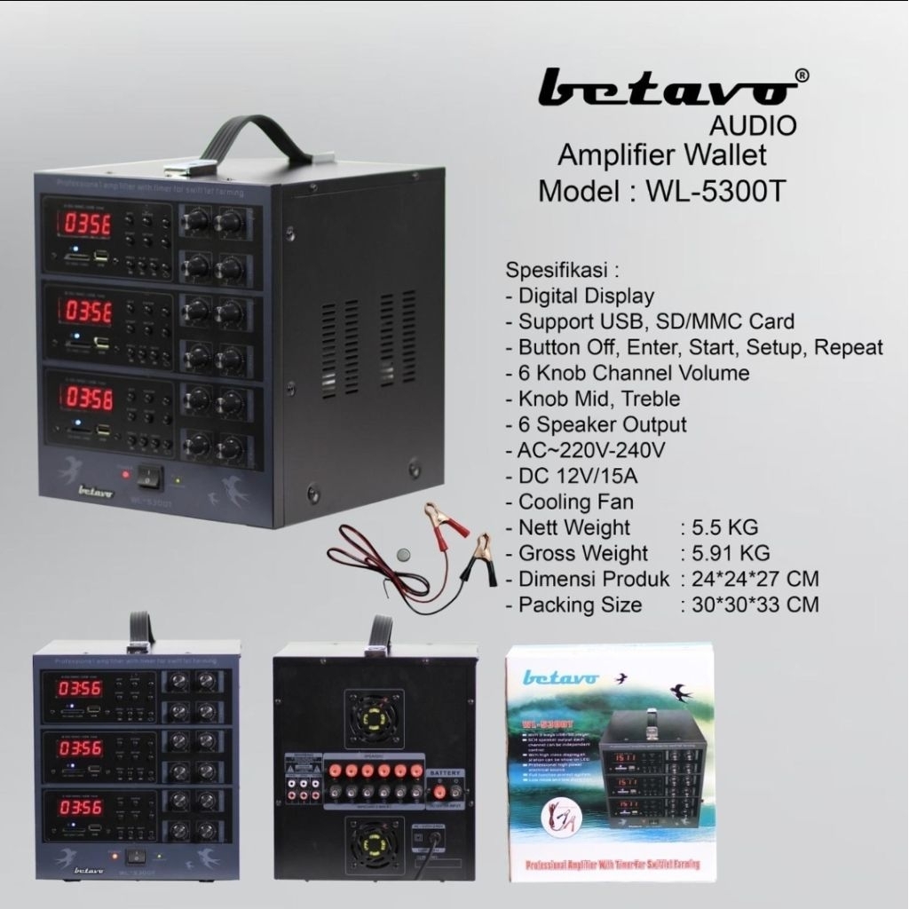 AMPLI WALET BETAVO WL 5300TL