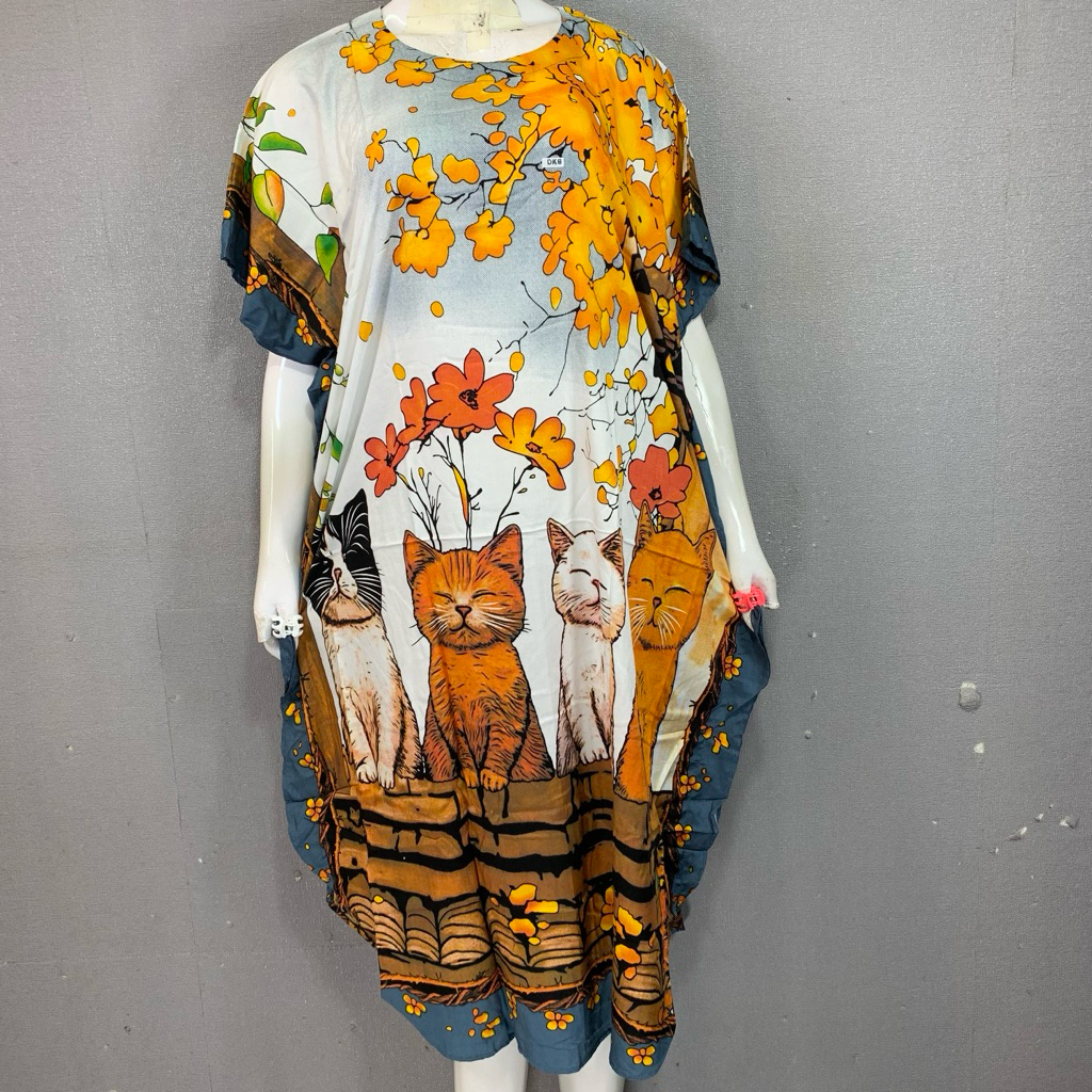 BunnyNightie - Batik Kalong Elok | Daster Batik Elok Kalong | Daster Batik Adem