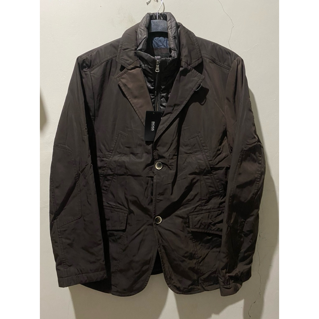 Boss Cartino Jacket Blazer Dark Brown