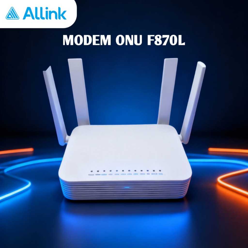 Modem ON U F870L XPON Dual Band | READY STOK  MODEM ON U F870L XPON DUAL BAND