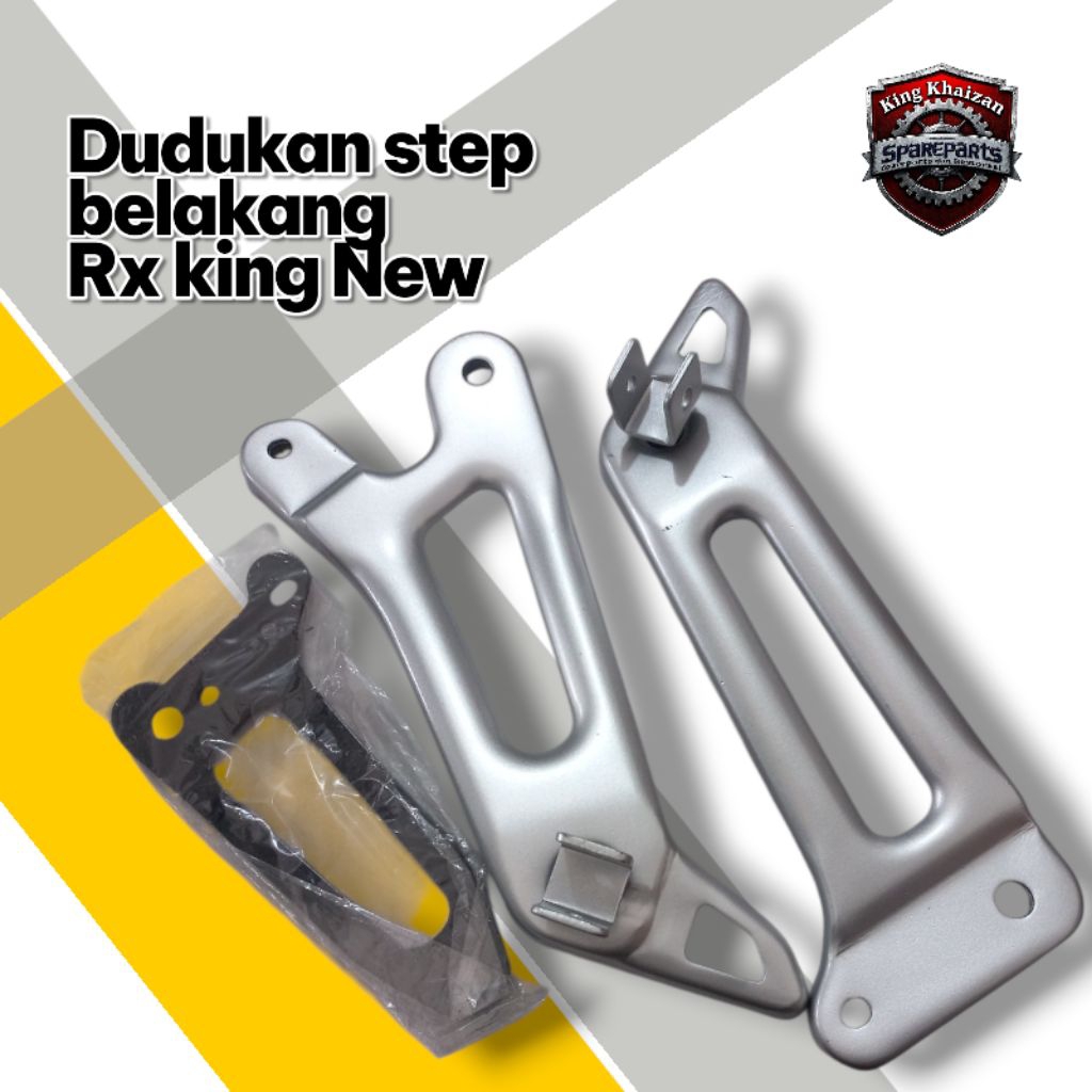 Dudukan step belakang rx king new set Gantungan knalpot