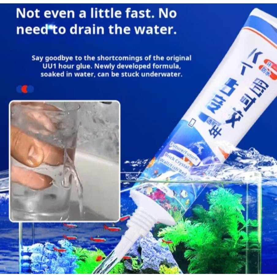 Lem Kedap Air/Sealant Bawah Air/Lem Anti Bocor Super Kuat//Duct Glue/Super Glue/Konstruksi Tahan Air