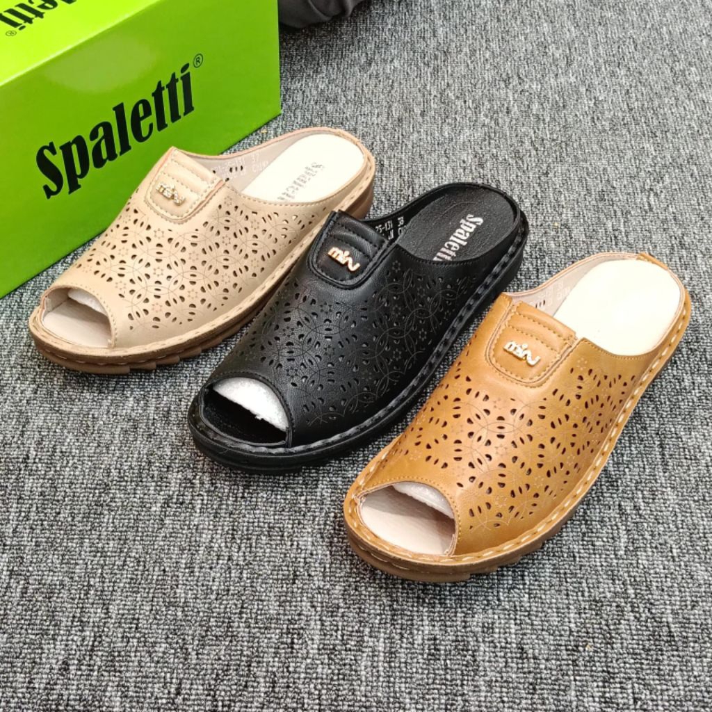 #Spaletti New model#Sandal Wadges Tinggi 2 cm Ori Import Promo
