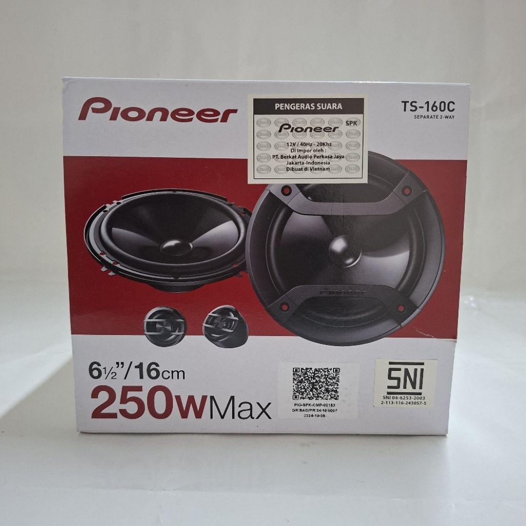 Speaker Split PIONEER TS 160C 2 Way 6" Component Split PIONEER TS 160C