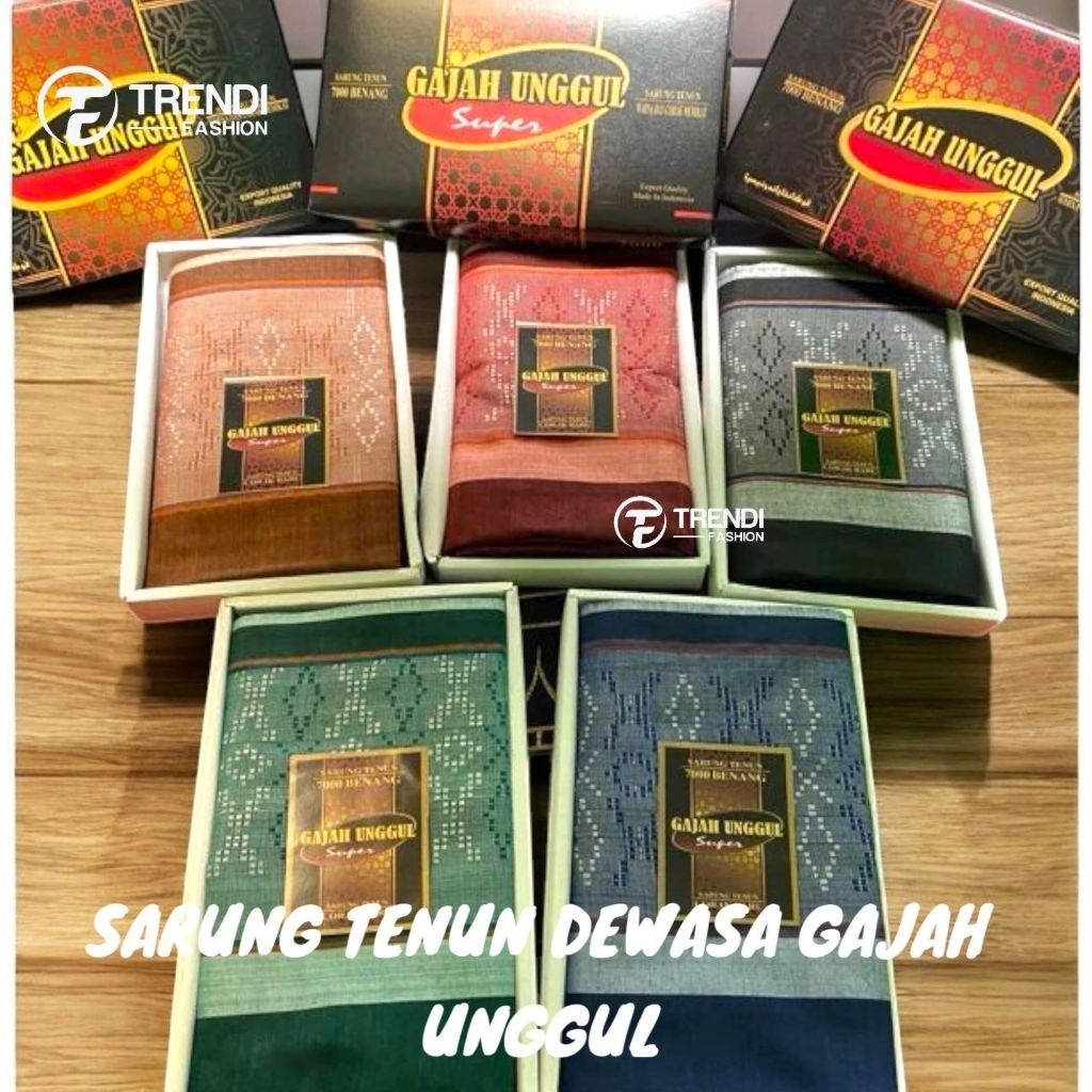 Sarung Dewasa Gajah Unggul Premium Sarung Tenun Sarung Dewasa Premium