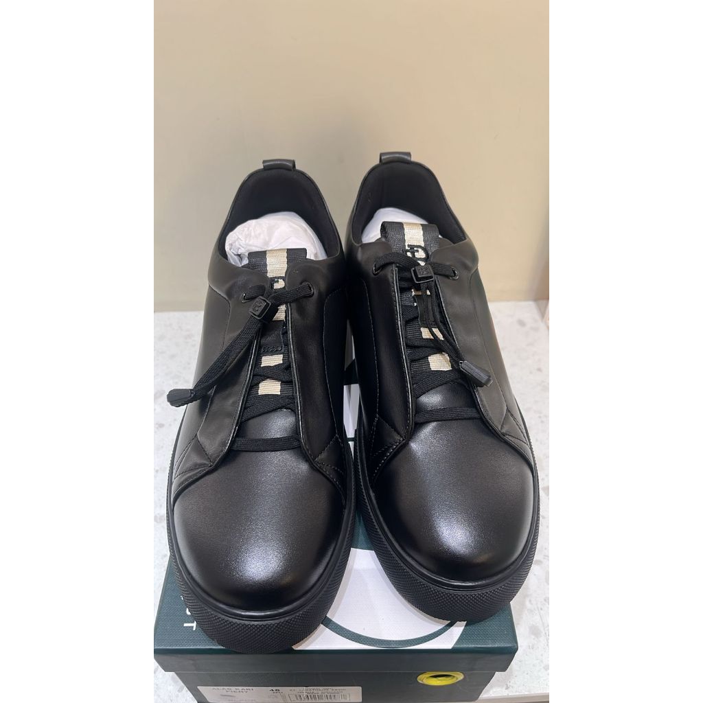SEPATU SNEAKER PRIA EVERBEST ORIGINAL KULIT ASLI KASUAL SEMI FORMAL HITAM POLOS EME9