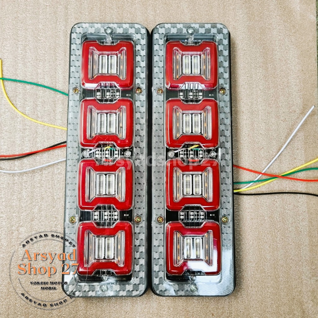 Lampu Variasi Stop Lamp LED Lampu REM Belekan Mobil pickup kotak 4