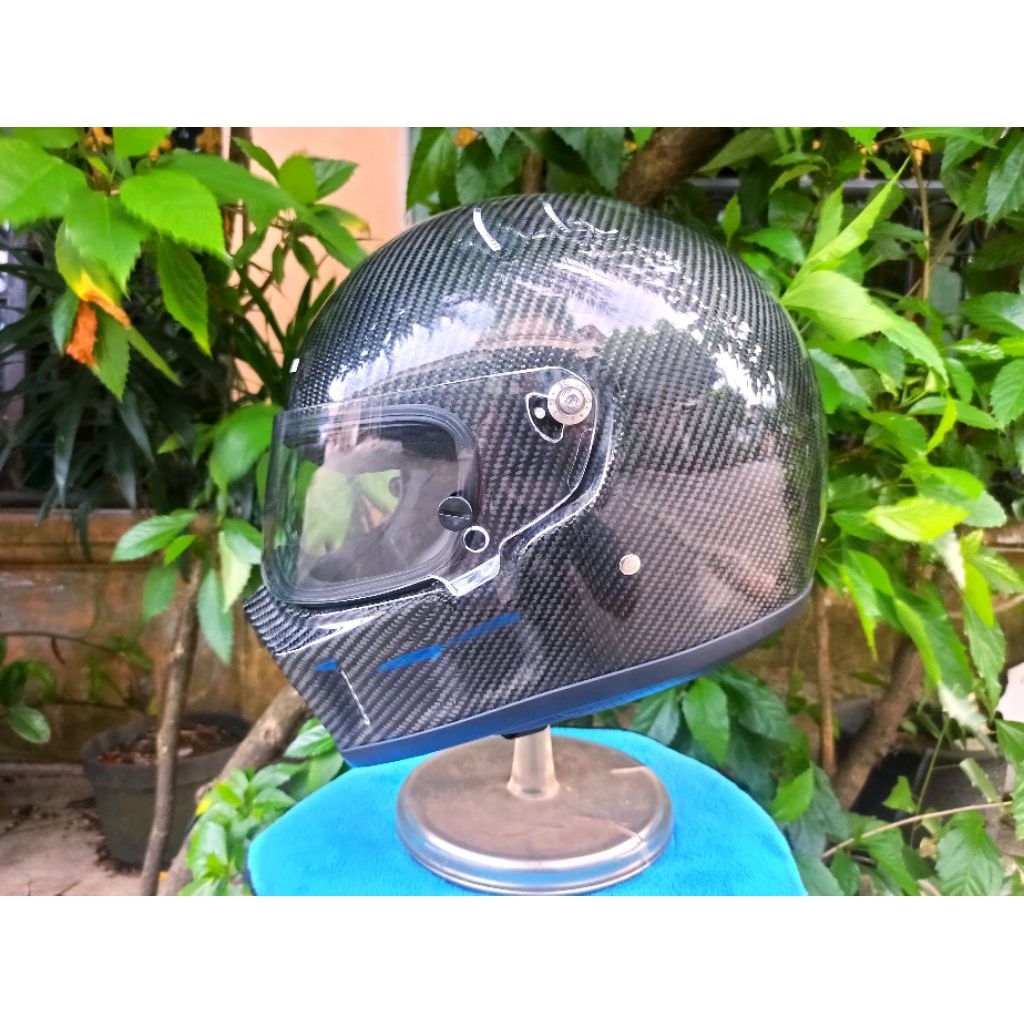 Helm Retro Classic Vespa Jericho FF1400 Carbon Glosy (M)