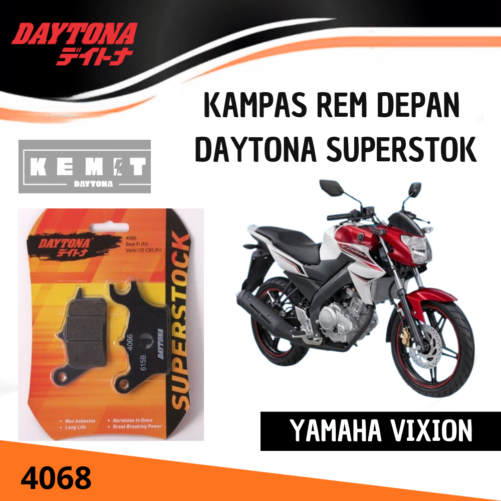 Kampas Rem Depan Daytona Original Yamaha Vixion