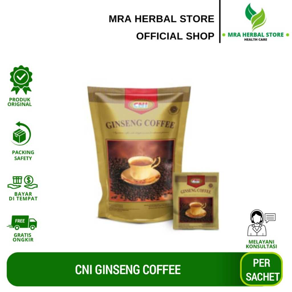 CNI Ginseng Coffee Original | Kopi Ginseng Per Sachet