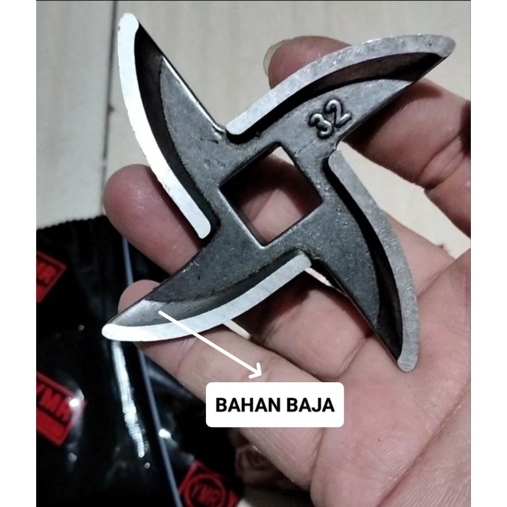 Pisau Gilingan Daging 32 Meat Grinder No32 32 BAJA Stainless Merk YMR