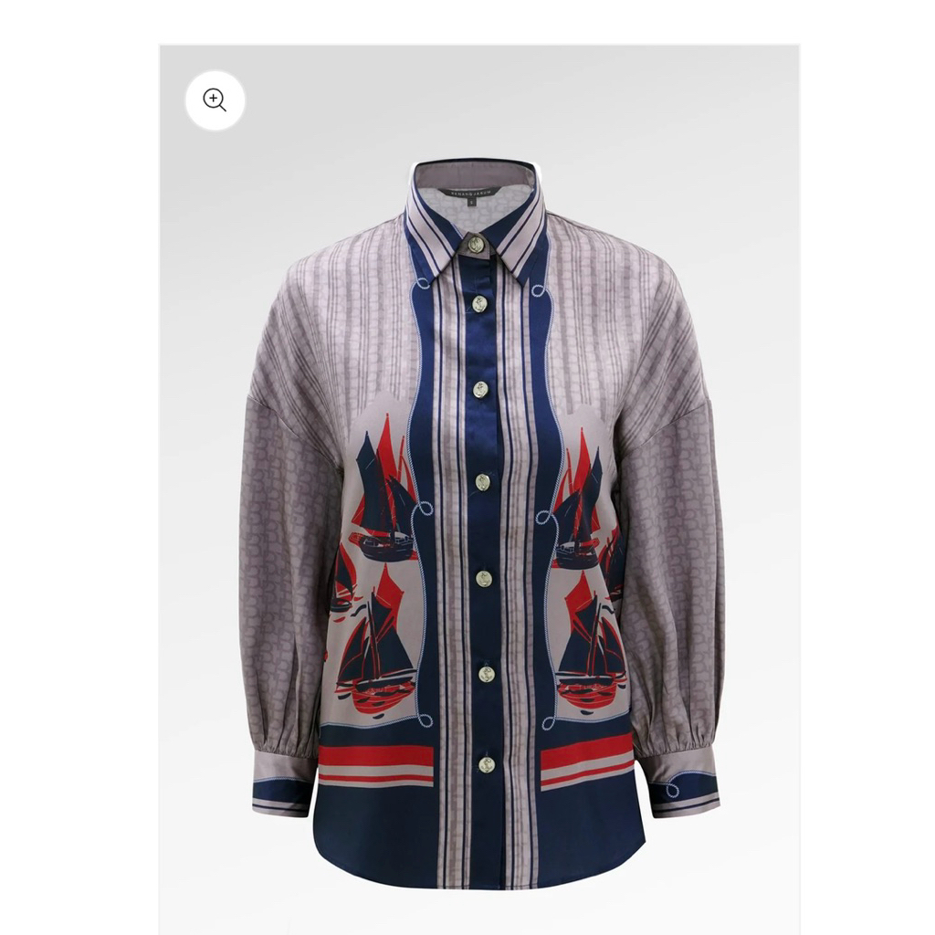 Benang Jarum Nauticagram Yoke Shirt