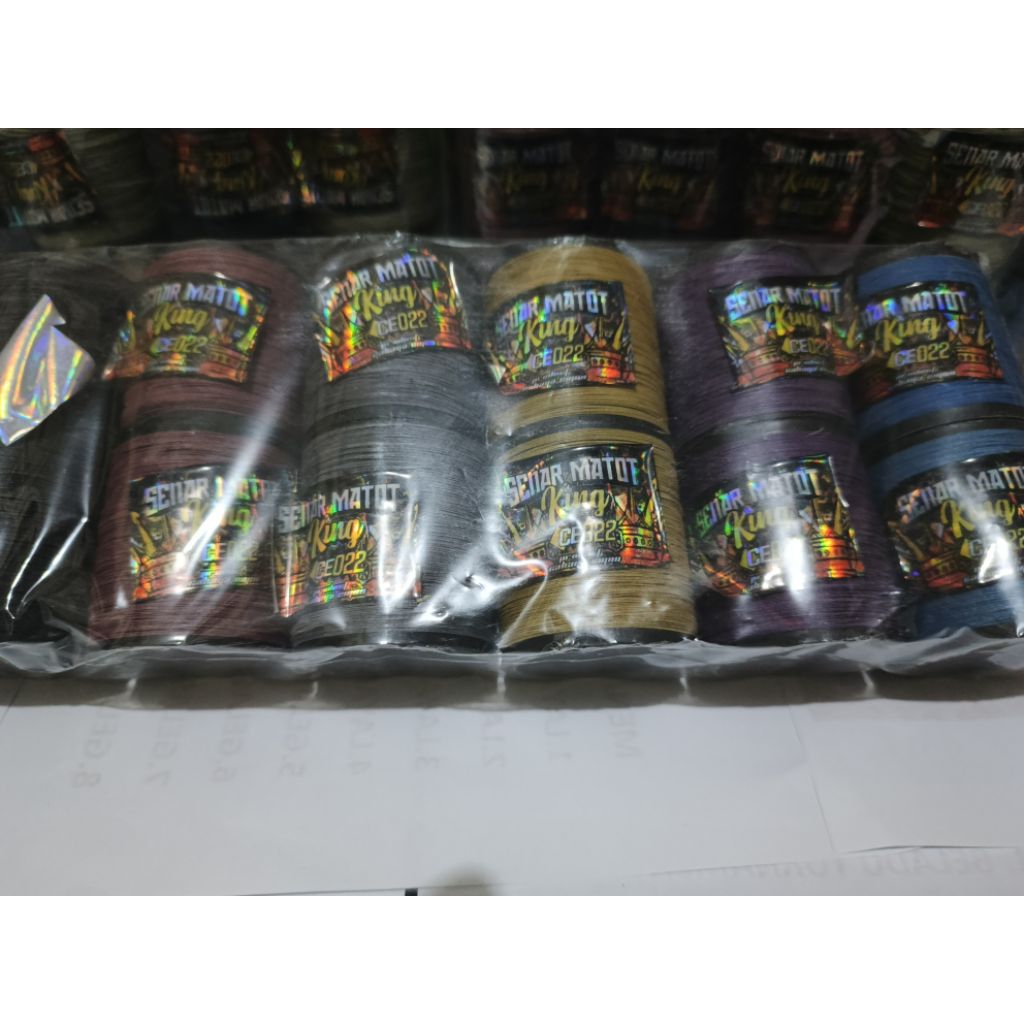 Gelasan pack Matot Hologram 1pack isi 12klos ukuran 0,22 bahan biru