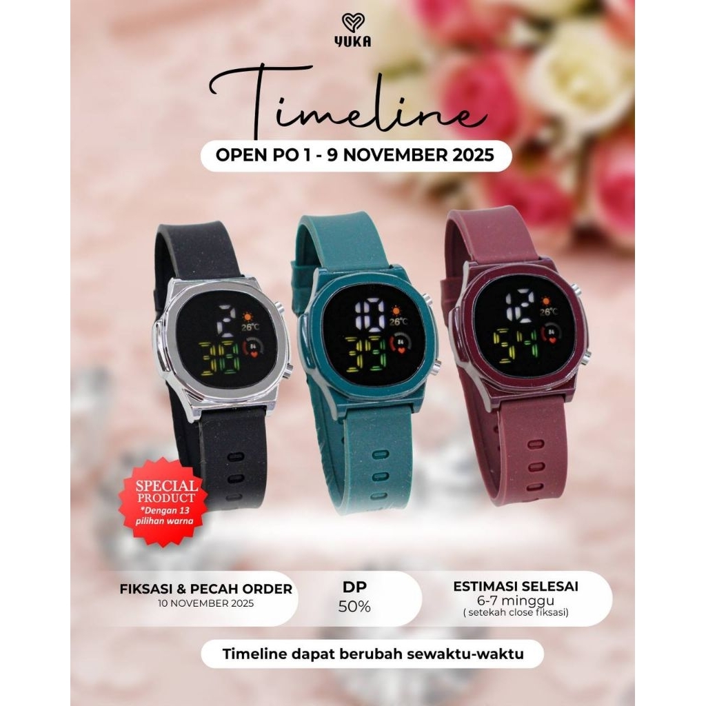 [Pre Order 1-9 November 2025] Jam Tangan BRY 01 by Yuka