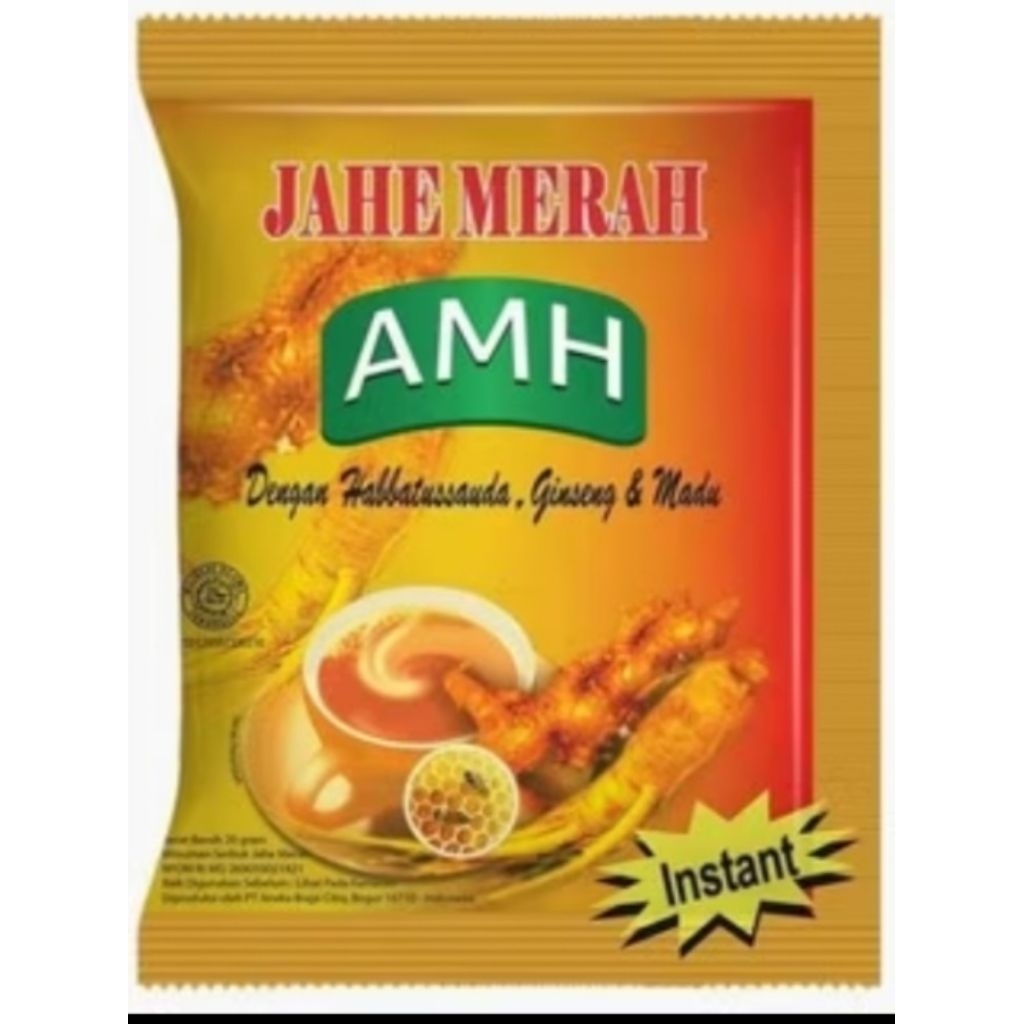JAHE MERAH AHM SUPER ORIGINAL RENCENG  ISI 10 SACHET