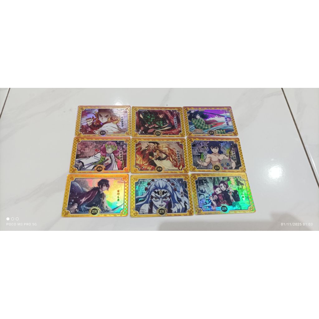 Card CCG ZR Demon slayer kny Kimetsu no yaiba