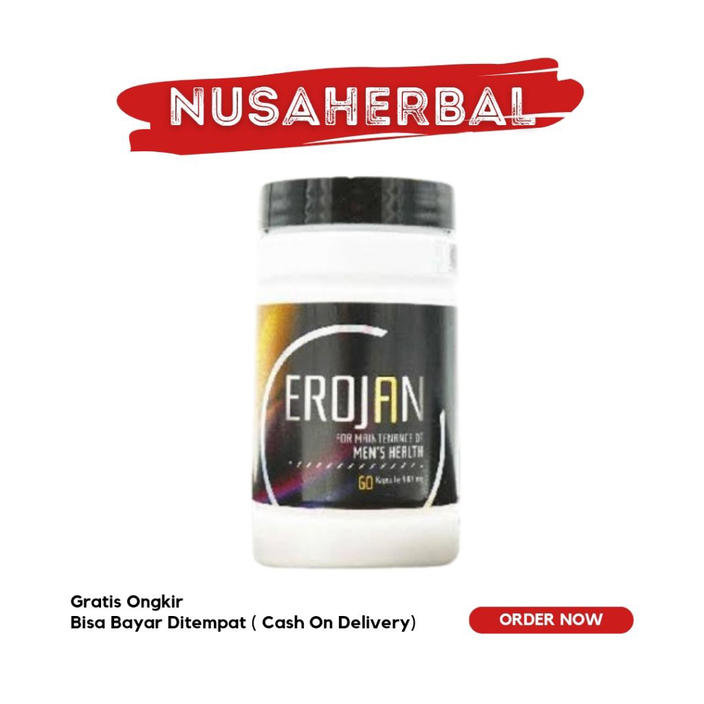 erojan original 60 kapsul 100% halal Erojan Testosteron booster asli