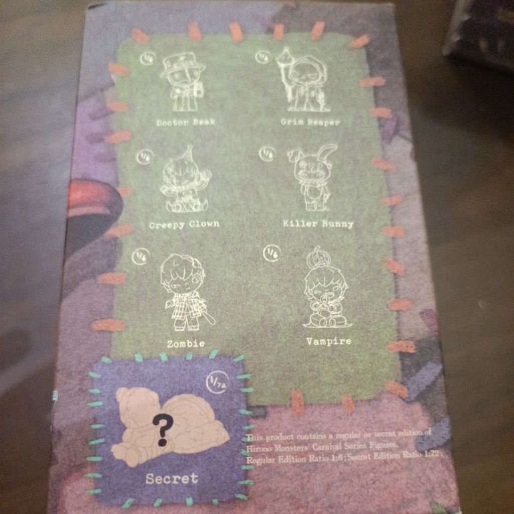 Hirono Monster Carnival Selected Creepy Clown Sealed