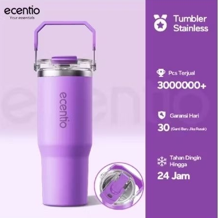 ecentio Tumbler Termos Hot & cold ungu