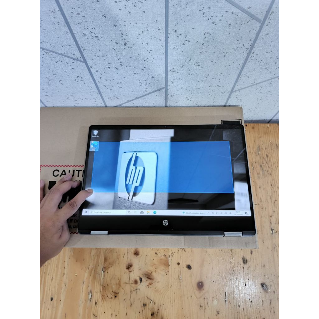 HP Pavilion X360 14-dh0036TX, Flip Touchscreen Bisa jadi Tablet Core i3-8145U Ram 8Gb/SSD 128Gb dual