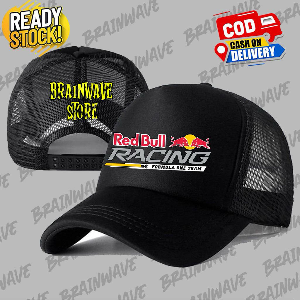 TOPI TRUCKER TOPI JARING REDBULL RACING