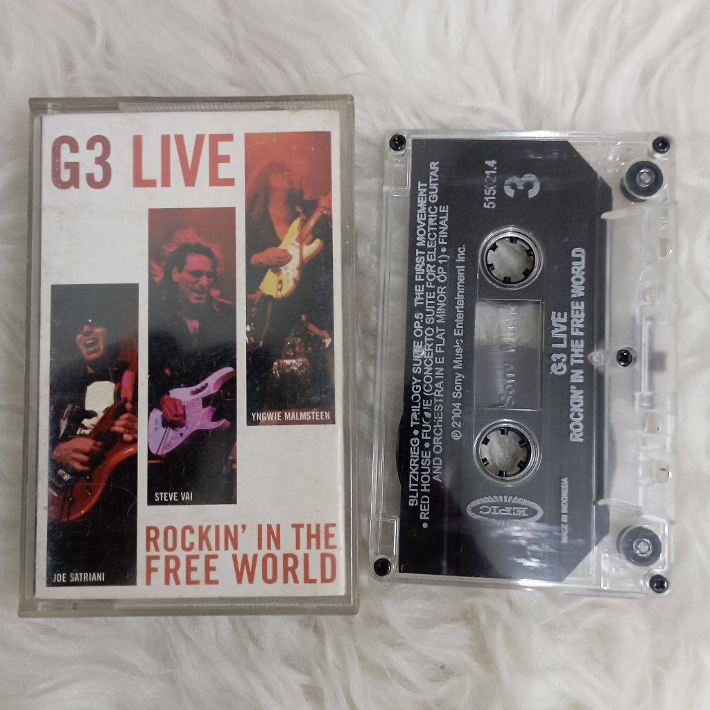 Kaset Pita G3 Live