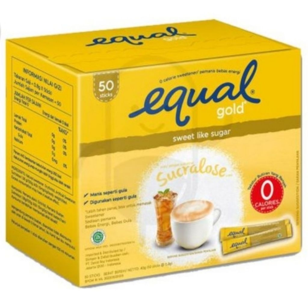 Equal Gold Sweet Like Sugar 50 x 0.8gr