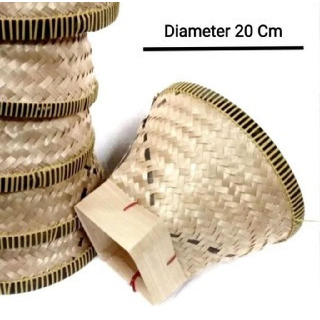 Bakul Bambu Mini 20 cm 1 liter/ Bakul Nasi Bambu mini/ Bakul Bambu kecil 1 liter 20 cm
