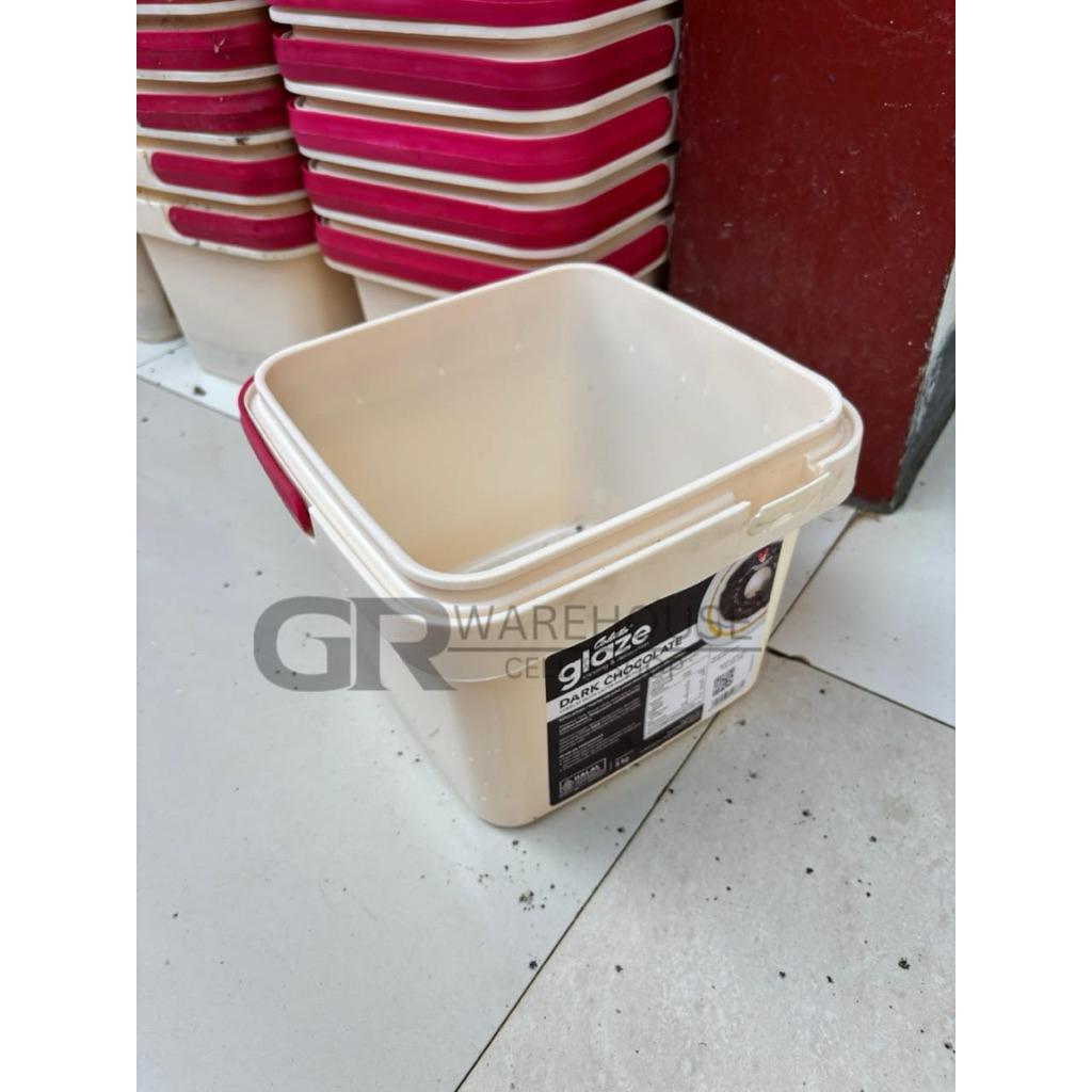 Wadah Ember Box Kotak 5kg Colatta Glaze Bekas Makanan