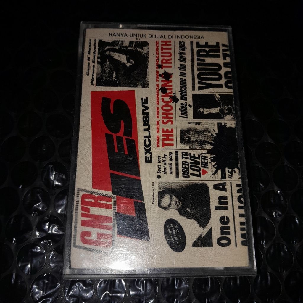 kaset pita Guns n'roses lies