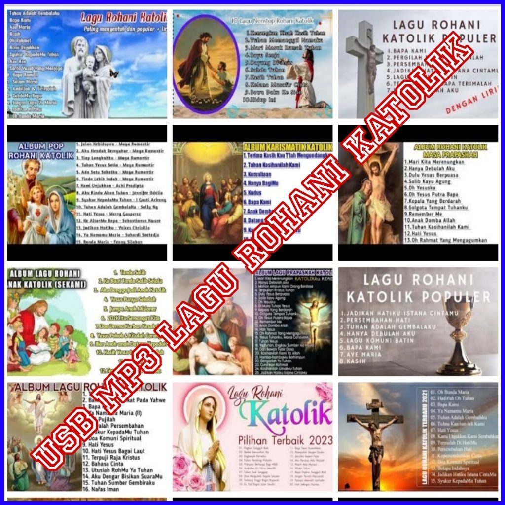 USB MOBIL MP3 LAGU ROHANI KATOLIK - USB MOBIL UNTUK LAGU - USB MOBIL MP3 FULL ALBUM ABDULAH
