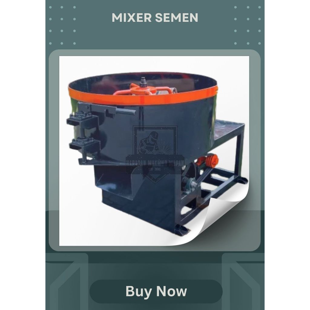 Mixer Adukan Semen untuk Pembuatan Beton/Batako/Paving Block dll
