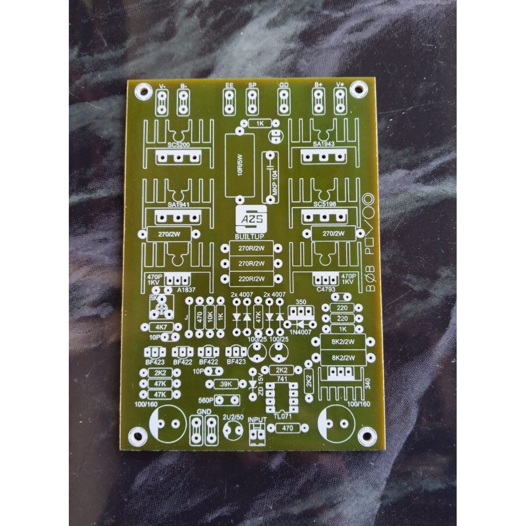 PCB Power Amplifier BnB Model Builtup
