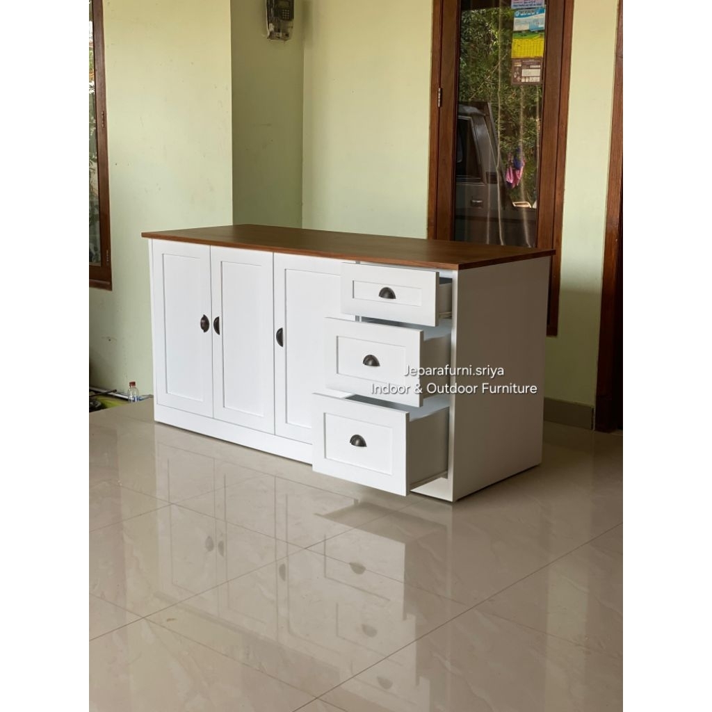 Meja Dapur Jati Jepara I Bufet TV Jepara I Bufet Tav Minimalis Jati Jepara