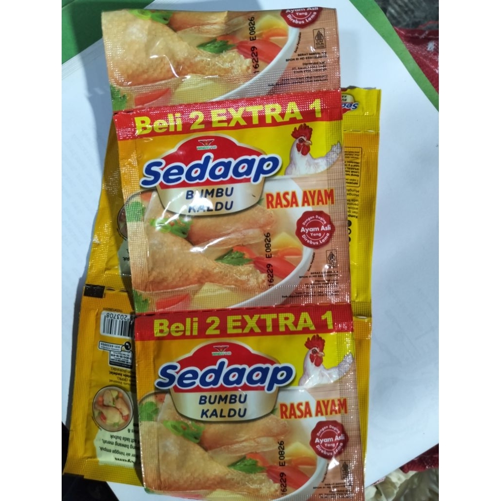 SEDAP kaldu penyedap rasa