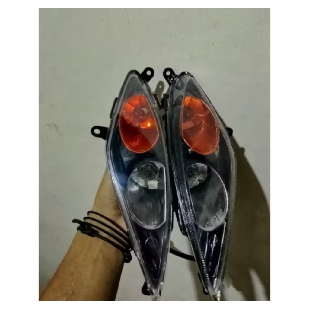 Lampu Sen Reteng Depan Jupiter MX 135 Lama Sepasang Kanan Kiri Fullset Plus Bohlam