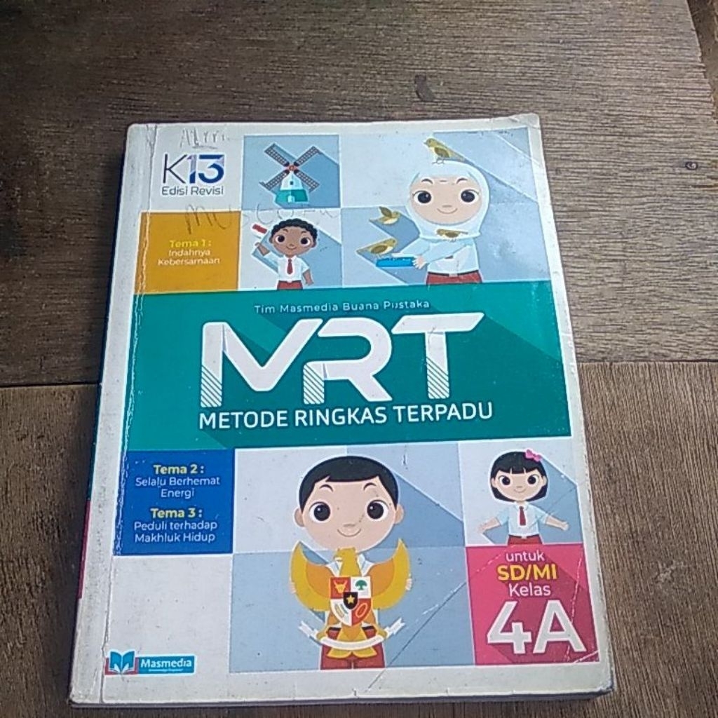 BUKU MRT TEMA 2.DAN TEMA 3 UNTUK SD,MI KELAS 4A K.13 EDISI REVISI