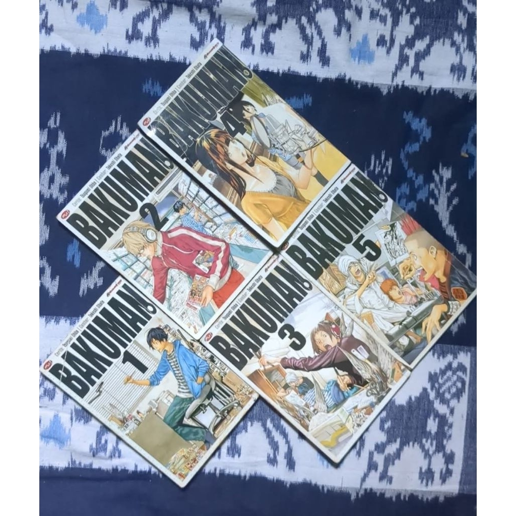 Komik Bakuman Vol 1 -5 Original