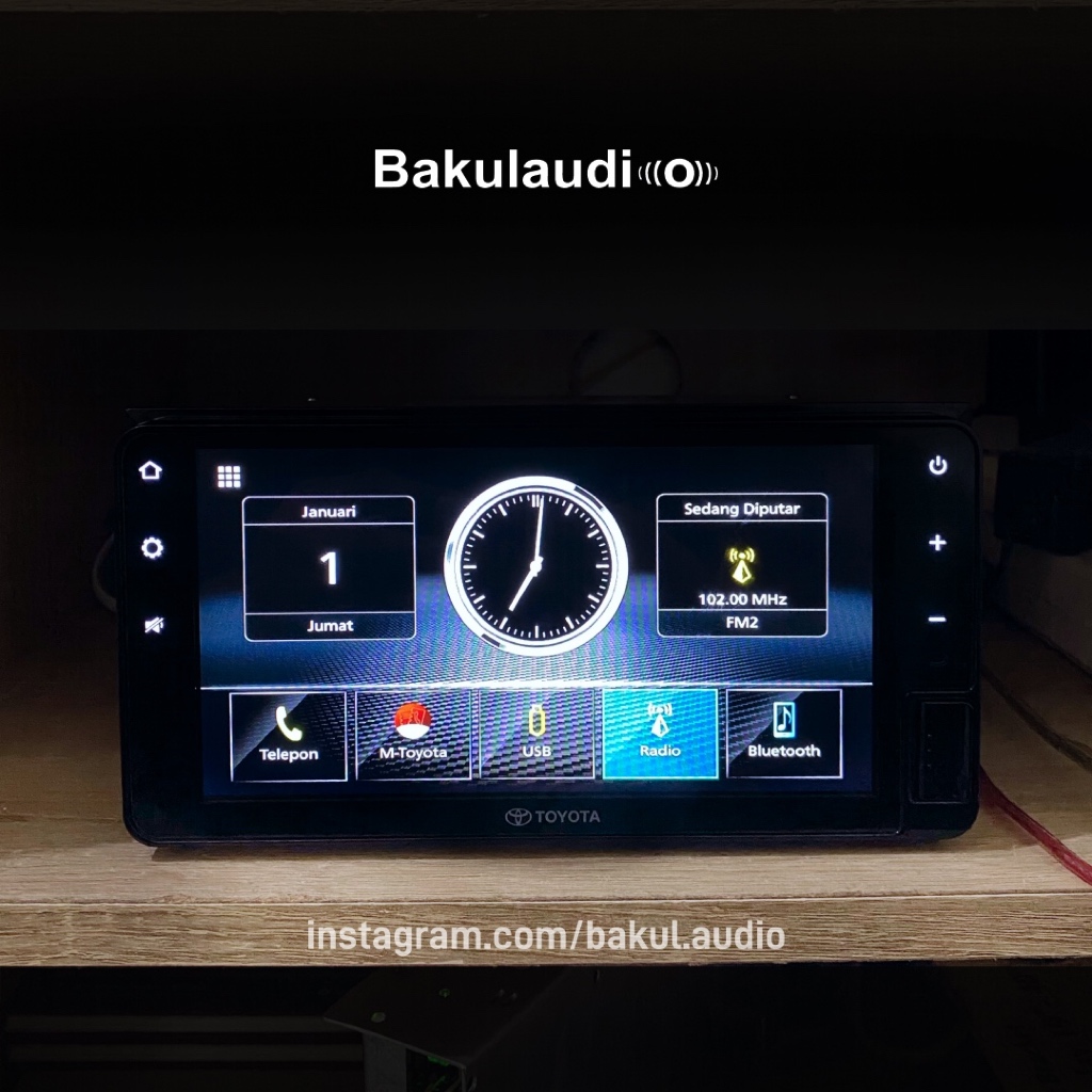 Head unit 7 inch wide Oem Avanza E 2023 Kenwood DMX GT400RJ