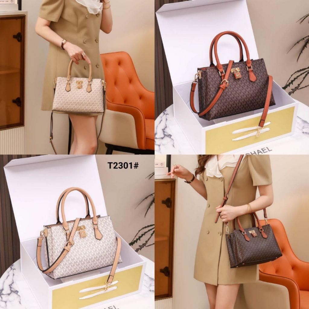 MK  Ruby Small Logo Satchel Bag no Box MK