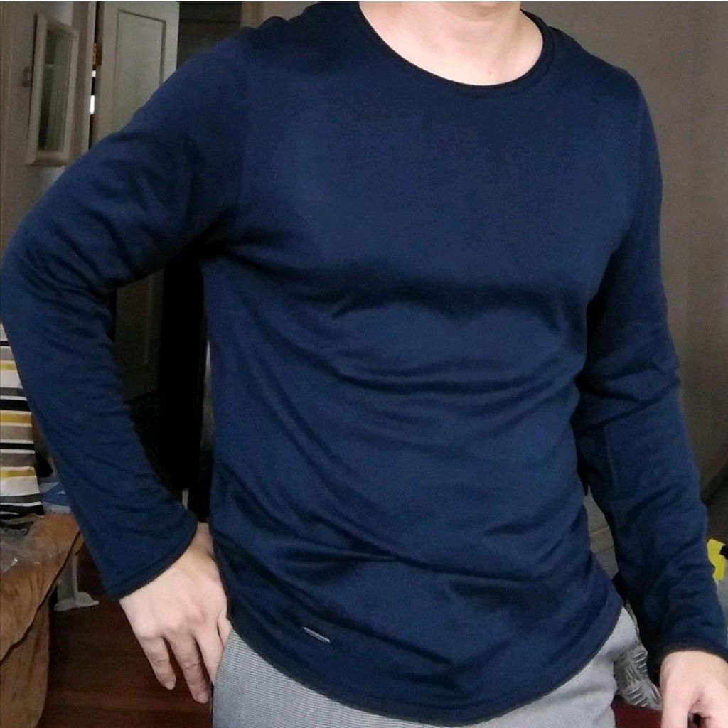 t shirt lengan panjang Zara Man original