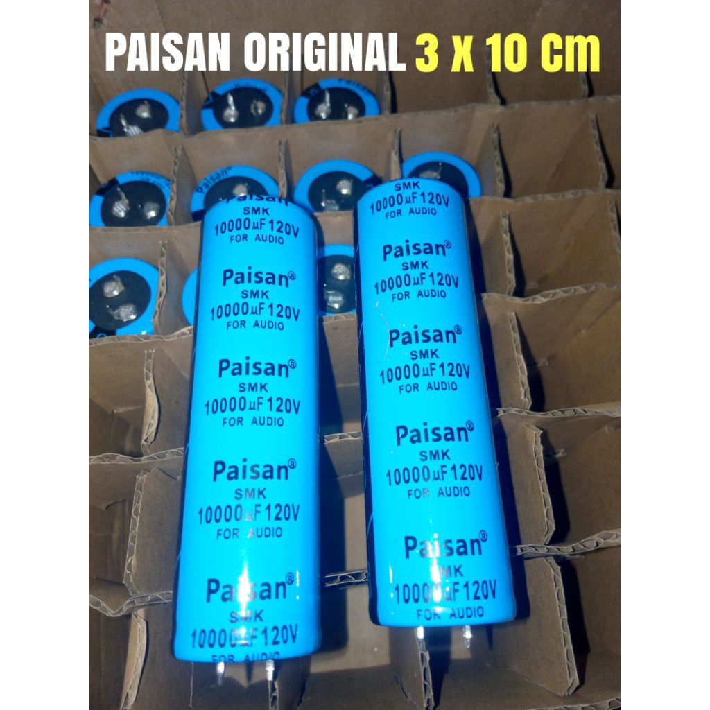 ELCO PAISAN SMK ORIGINAL 10000 uf 120 v diameter 3x10cm