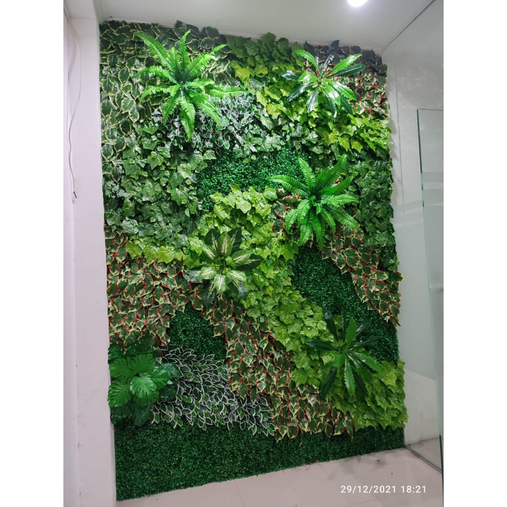 Taman Vertical Garden Sintetis Pembuatan Vertical Garden Sintetis Taman Vertikal Garden Sintetis Dau