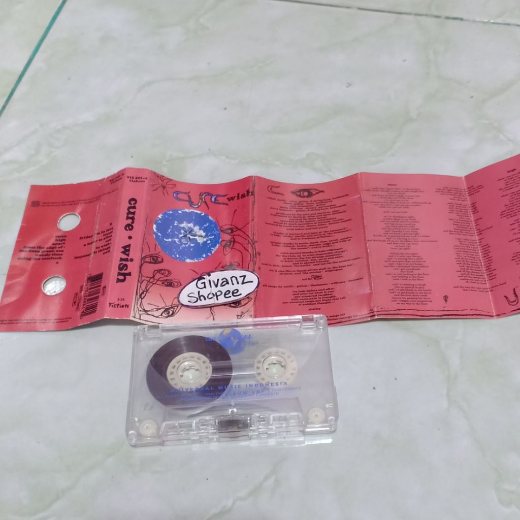 Kaset pita THE CURE - Wish