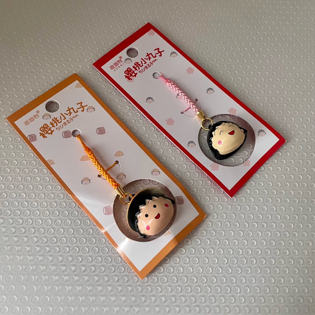 Chibi Maruko Chan Trinkets, gantungan handphone, gantungan tas